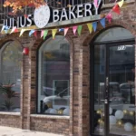 Julius Bakery storefront on Broadway in Bayonne, NJ