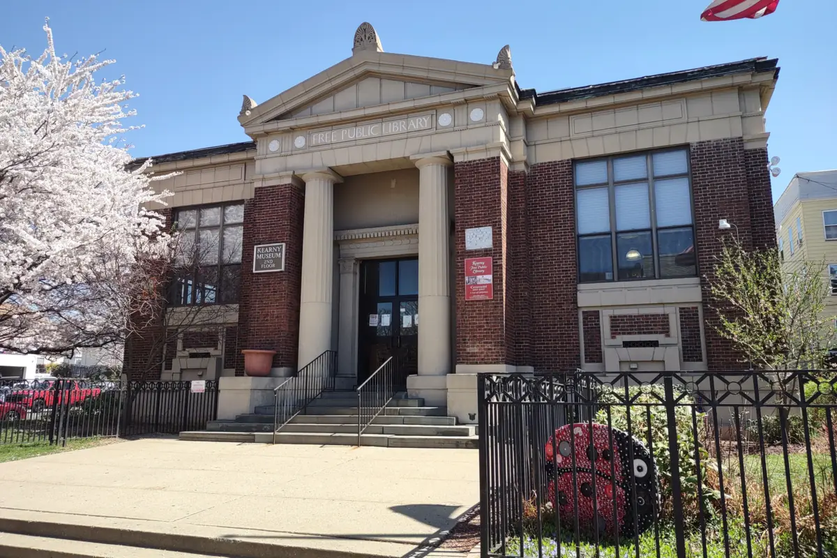 Kearny Public Library, home of the Kearny Museum, in Kearny, NJ
