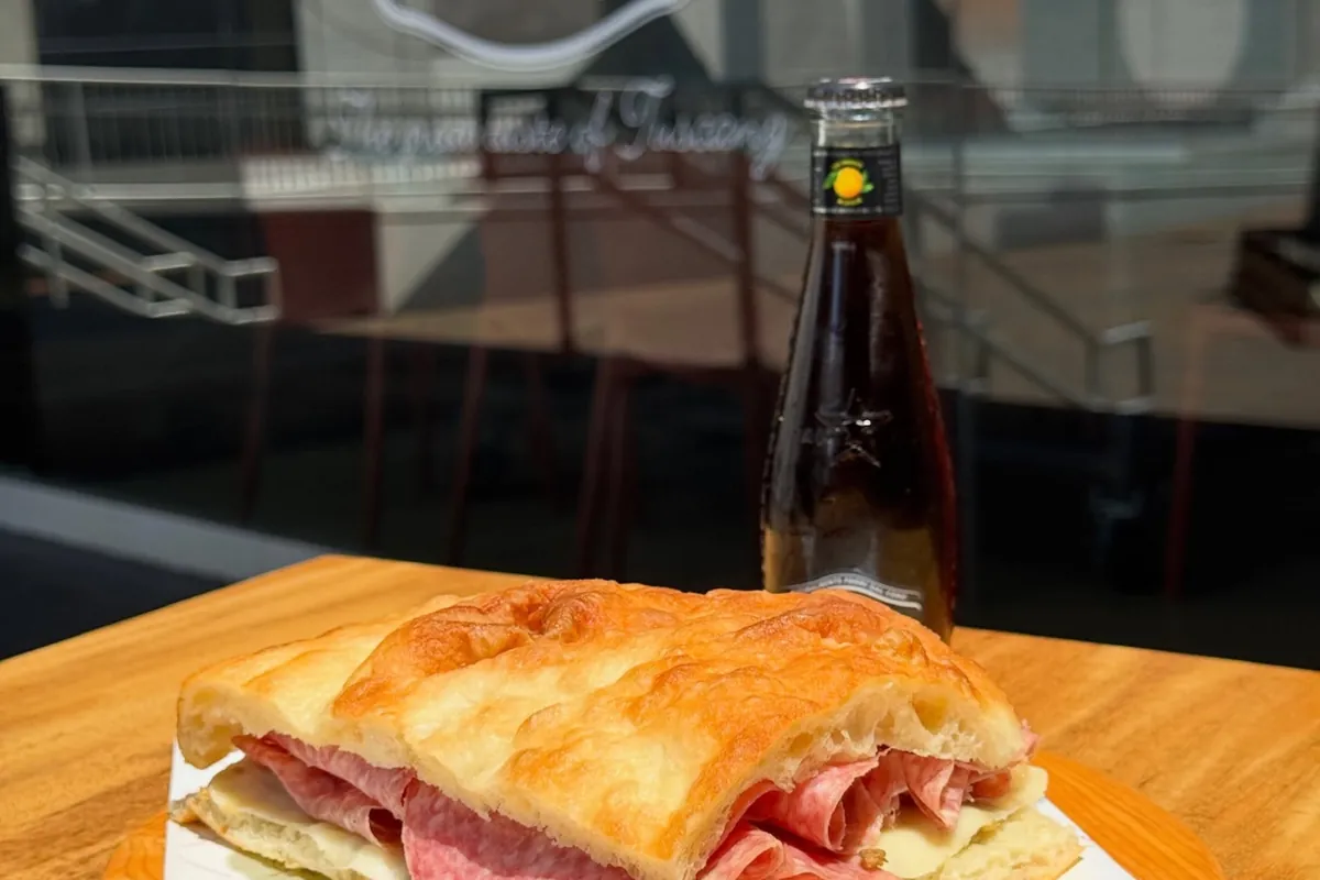 Focaccia sandwich at Prato Bakery in Jersey City, NJ