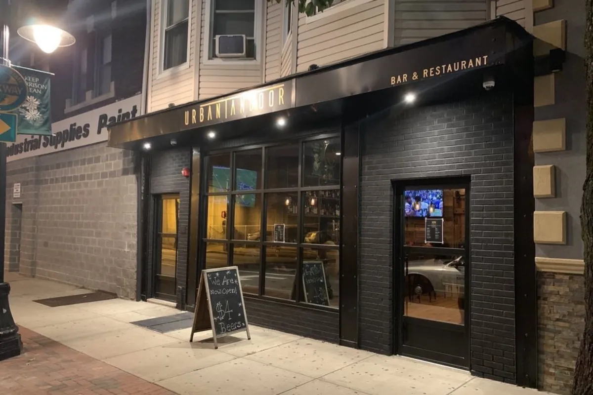 Urban Tandoor storefront on Harrison Avenue in Harrison, NJ